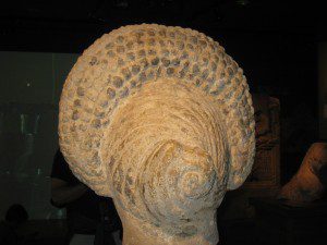 Roman bust - back