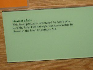Explanation of Roman bust