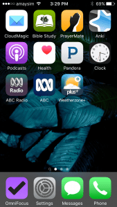 iPhone First Screen - First Things