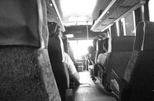 In the bus