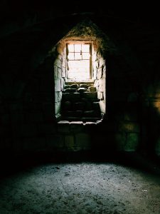 The cellars in Finchale Priory, Durham