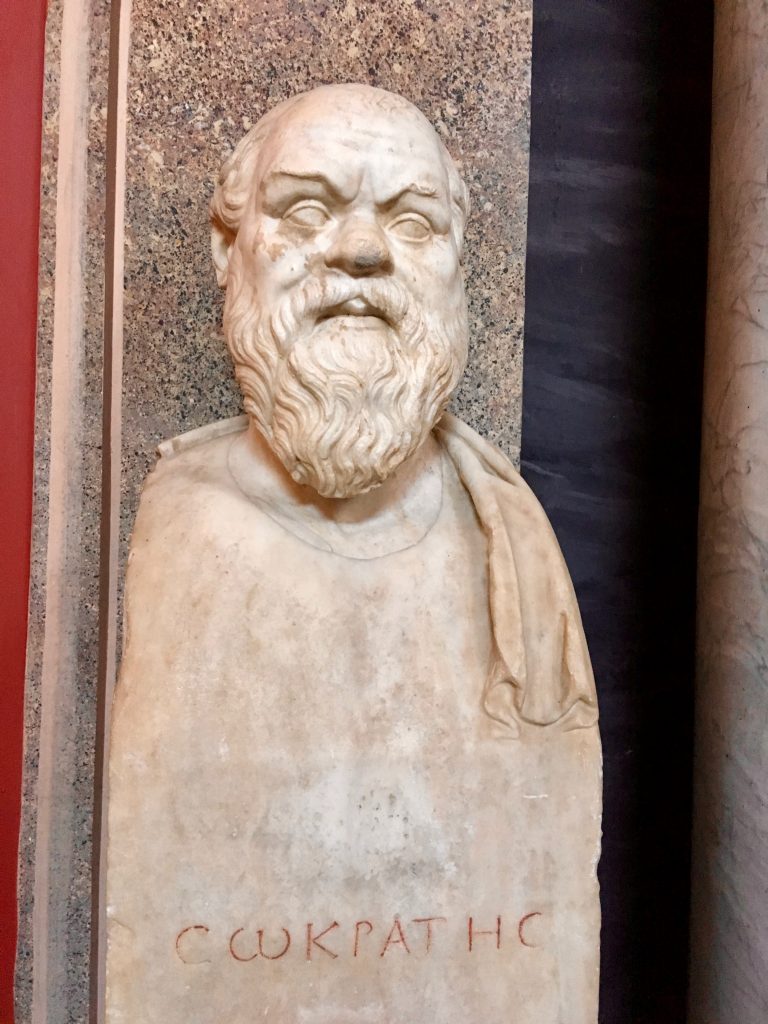 Bust of Socrates, Vatican Museum, Rome