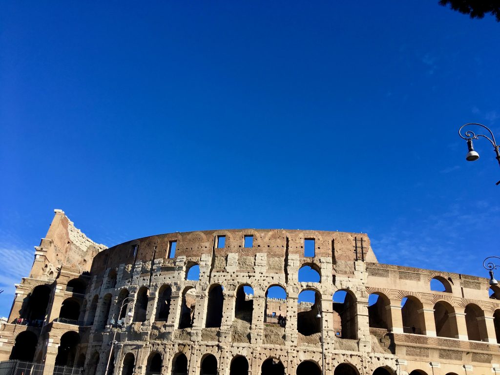 Colosseum with sky