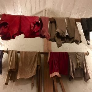 Old clothes hanging up, Warwick Castle