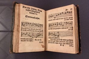 Earliest known copy (1533) of Luther's hymn 'A mighty fortress' (1527)