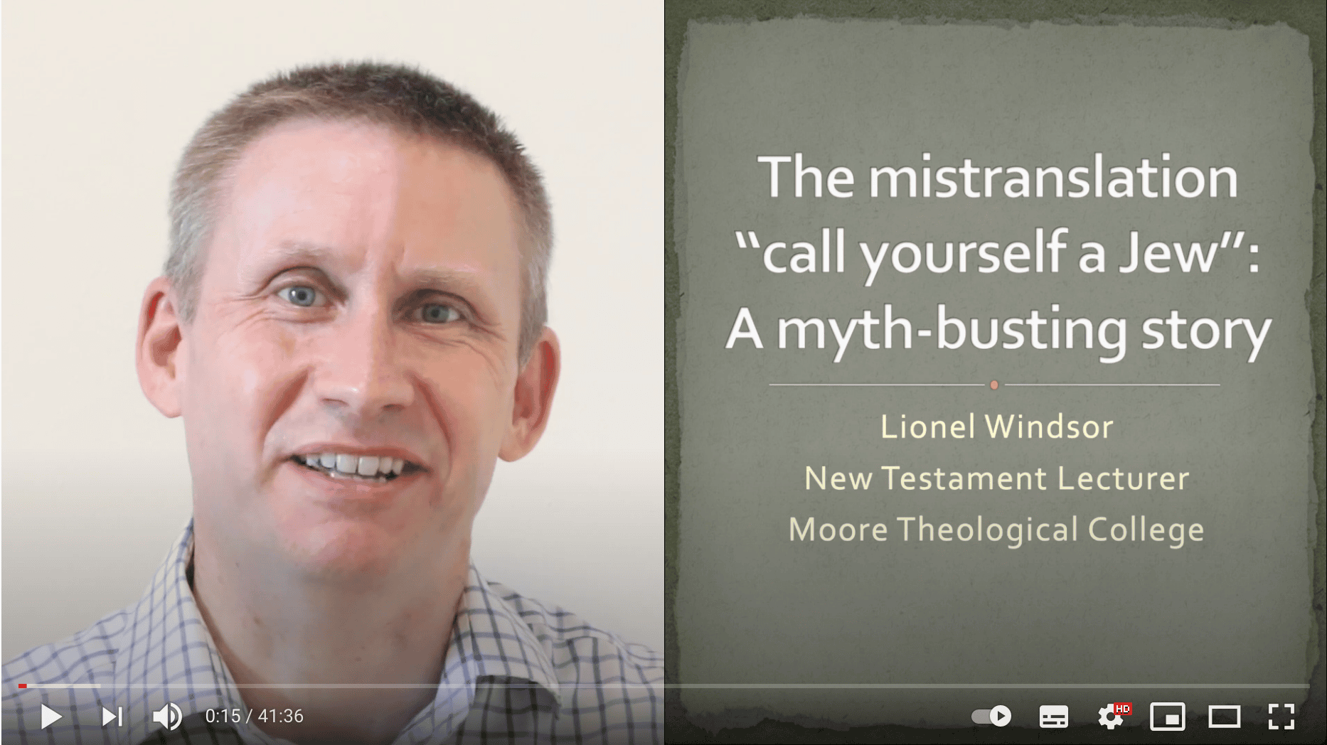 The mistranslation “call yourself a Jew”: A myth-busting story (Romans 2:17)