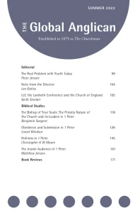 The Global Anglican Summer 2022 Cover