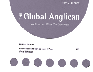 The Global Anglican 136/2 Cover showing Windsor article