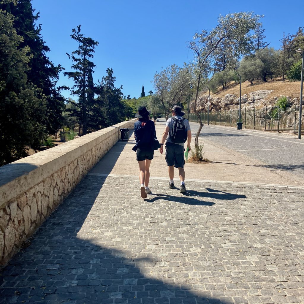 Apostle Paul Street, from the marketplace to the Areopagus, Athens