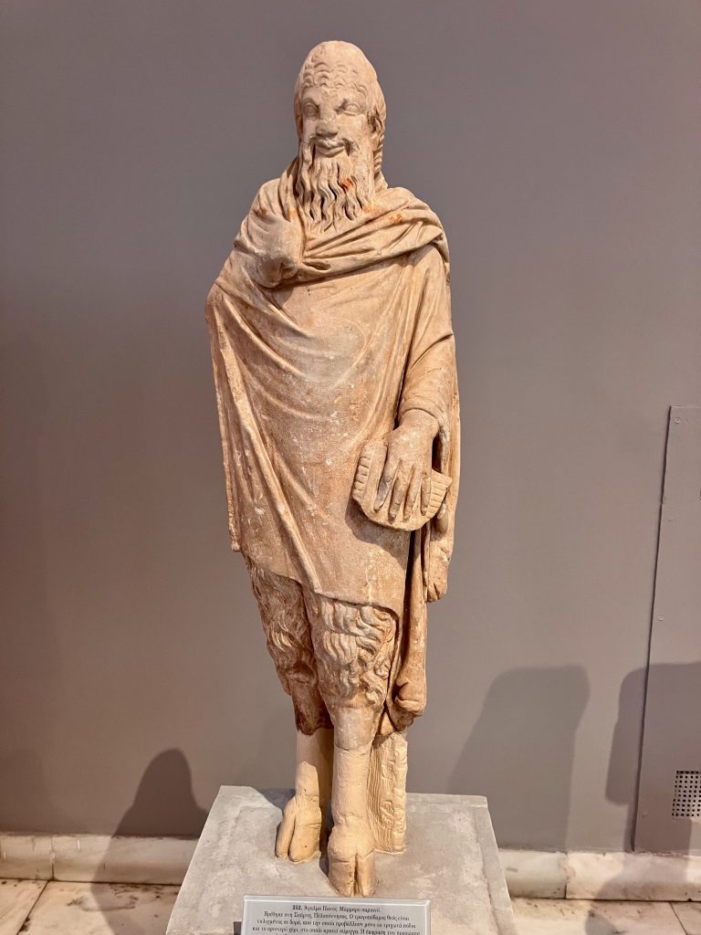 Statue of Pan from Sparta, 1st Century AD copy, Athens National Archaeological Museum