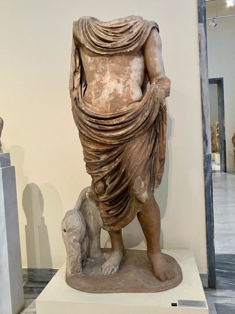Cladius depicted as Zeus, from Megara, in Athens National Archaeological Museum
