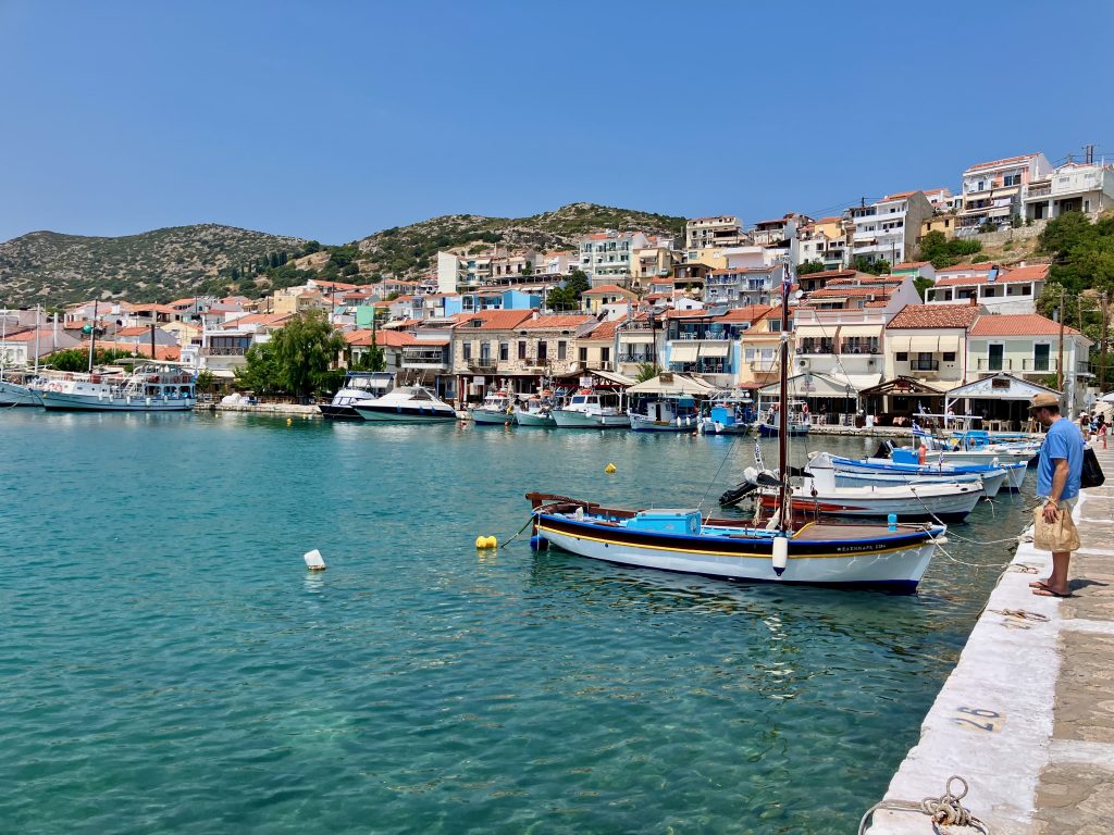 The main harbour of ancient Samos (modern day Pythagoreio)
