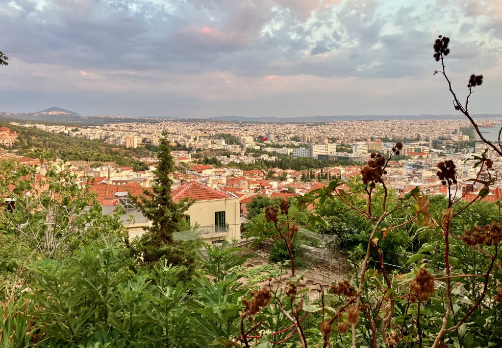 View from Vlatadon Monastery, traditionally the site Paul stayed in Thessalonica