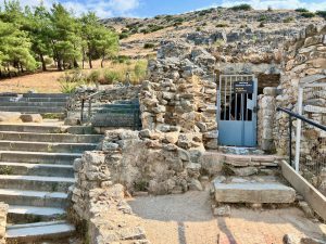 Traditional (but unlikely) place of Paul and Silas' imprisonment