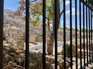 The North Market in ancient Corinth where Paul likely worked with Aquila
