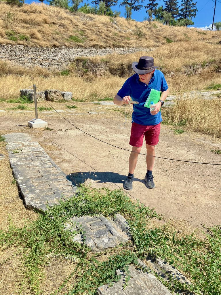 The Erastus Inscription, Ancient Corinth, 1st Century AD, between the Theatre and North Market