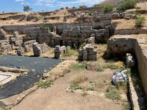 The North Market in ancient Corinth where Paul likely worked with Aquila
