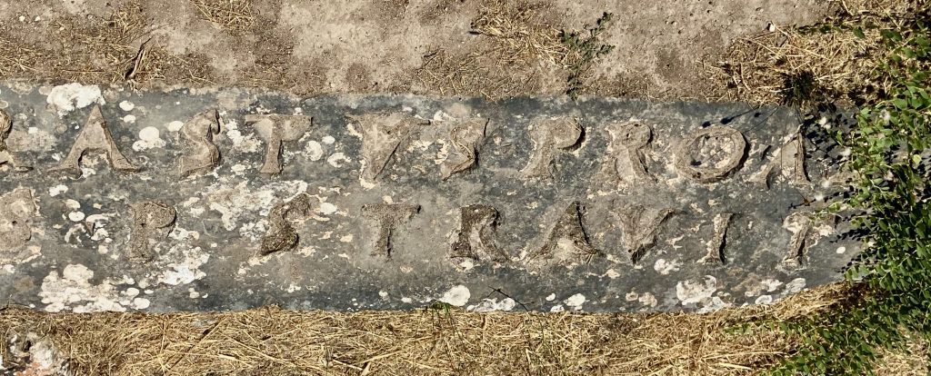 The Erastus Inscription, Ancient Corinth, 1st Century AD, between the Theatre and North Market