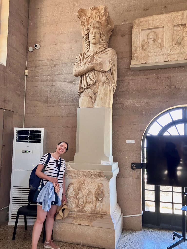 Ancient Corinth Museum Statues of Phrygian Captives 2nd half of 2nd C - early 3rd C AD from Captives Façade