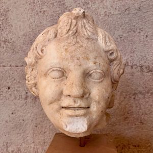 Ancient Corinth Museum Marble head of Eros 1st - 2nd C AD
