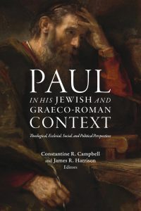 Paul in his Jewish and Graeco-Roman Context: Book cover